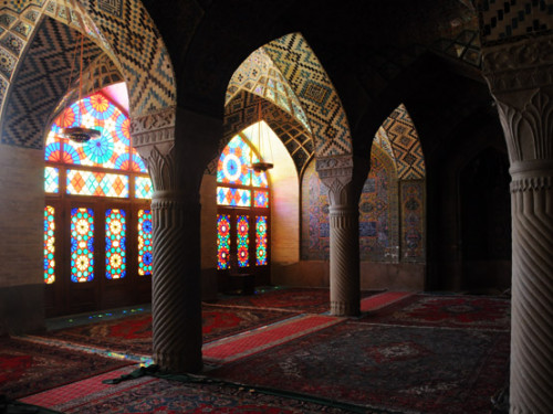 Iran-Shiraz Nasir Al Mulk Mosque Prayer Area