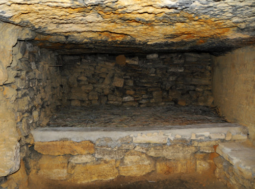 Ukraine Odessa Catacombs Bed
