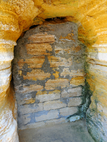 Ukraine Odessa Catacombs Blocked Entrance