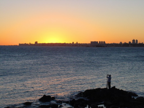 Uruguay Montevideo Fisherman