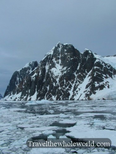 Antarctica Steep Mountain