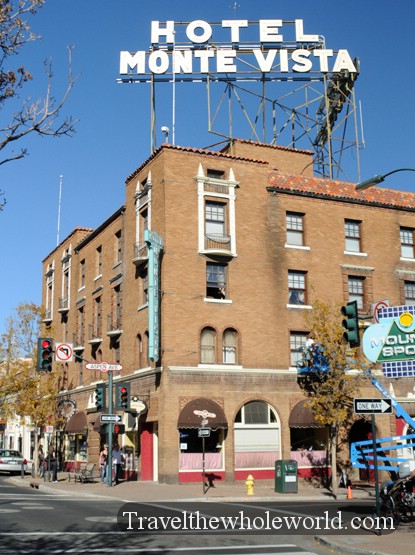 Historic Hotel Monte Vista in downtown Flagstaff, Arizona