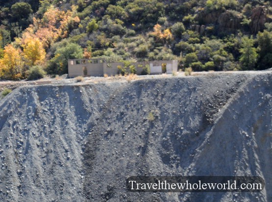 Historic mining ruins near Jerome on Cleopatra Hill in Arizona