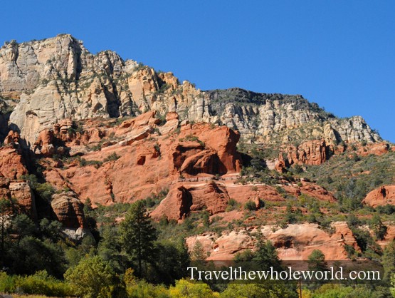 Red rock formations near Sedona, Arizona