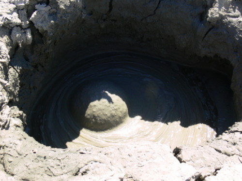Azerbaijan Mud Volcano Crater
