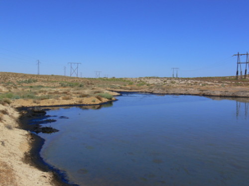 Azerbaijan Oil Lake