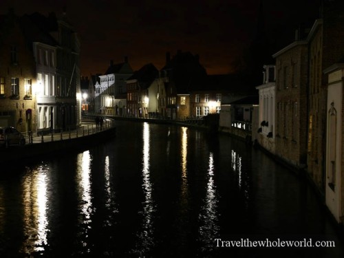 Bruges Canals Night