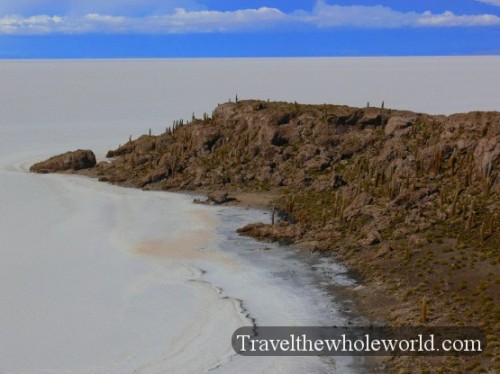 Bolivia Salt Pan Island