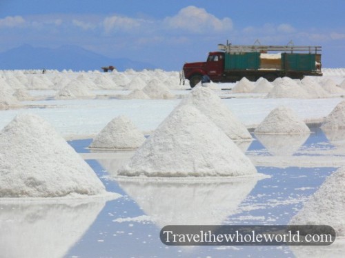 Bolivia Uyuni  Salt Mining