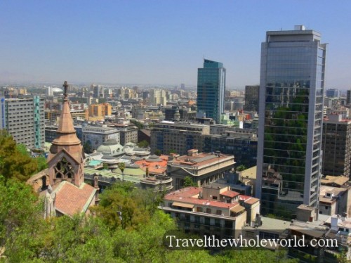 Chile Santiago St Lucia View
