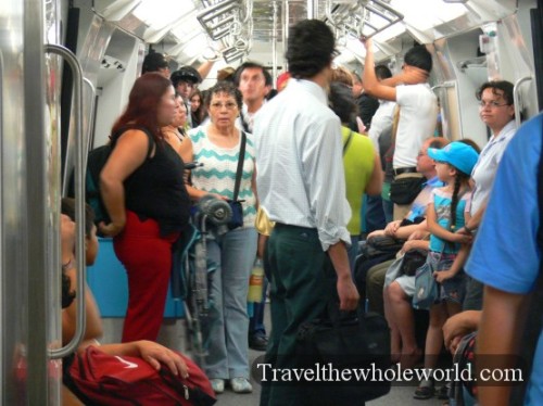 Chile Santiago Subway Inside