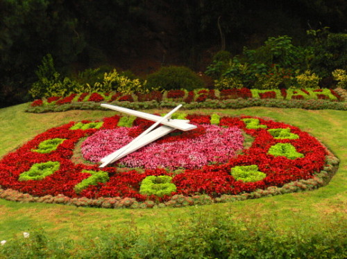 Chile Vina Del Mar Garden Clock