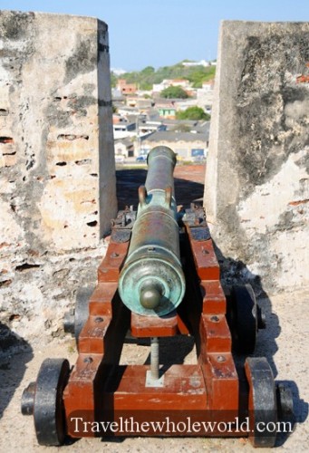 Colombia Cartagena San Felipe Castle Cannons