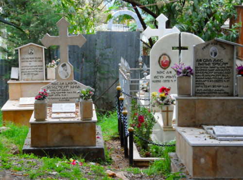 Ethiopia Addis Ababa Cathedral Trinity Graves