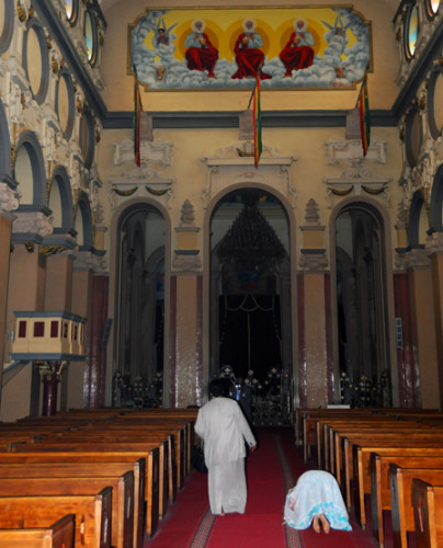 Ethiopia Addis Ababa Cathedral Trinity Inside
