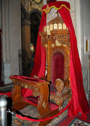 Ethiopia Addis Ababa Cathedral Trinity Throne