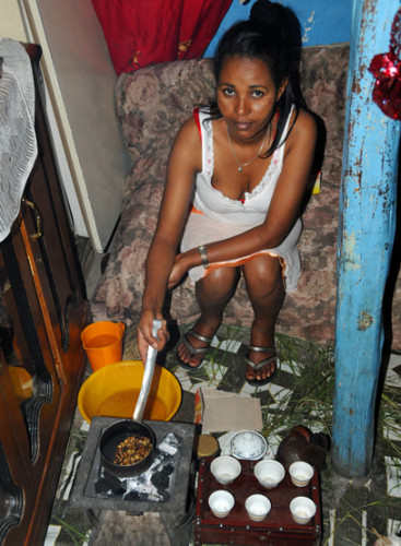 Ethiopia Addis Ababa Coffee Making
