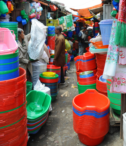 Ethiopia Addis Ababa Mercato Plastic