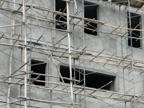 Ethiopia Addis Ababa Scaffolding