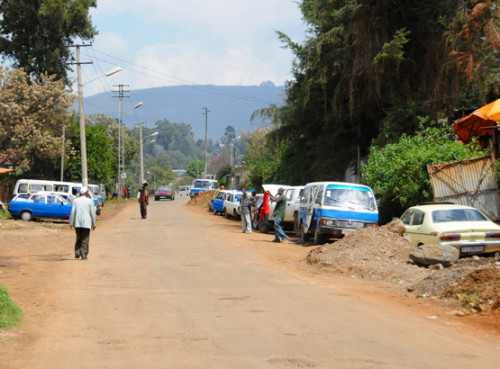 Ethiopia Addis Ababa Side Road