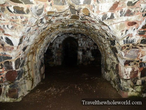 Finland Helsinki Suomenlinna Fortress Tunnel