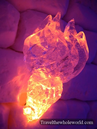 Finland Ice Hotel Village Ice Fire