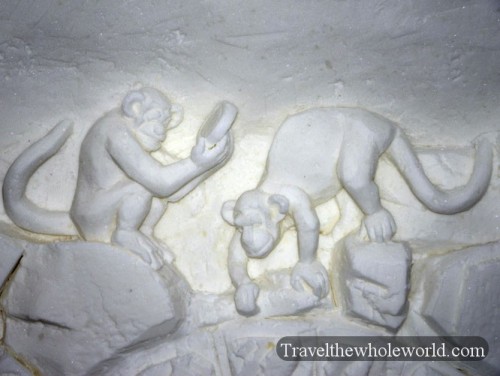 Finland Ice Hotel Village Monkeys