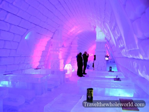 Finland Ice Hotel Village Ice Bar & Cafe