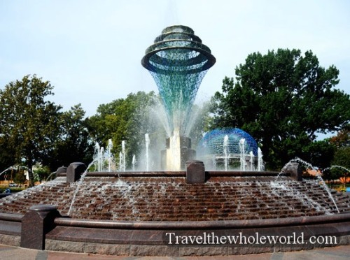 Iowa Council Bluffs Fountain