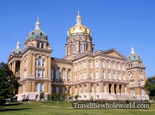 Iowa Des Moines Capitol Building