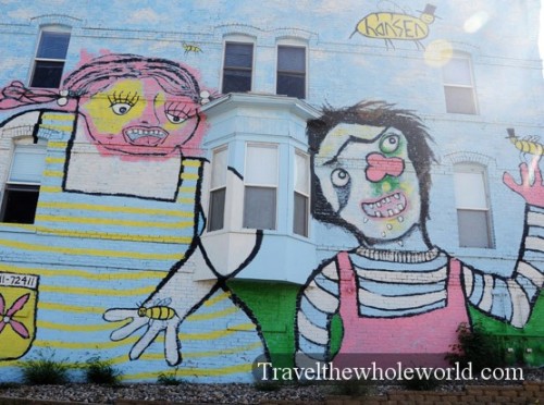 Iowa Des Moines Mural
