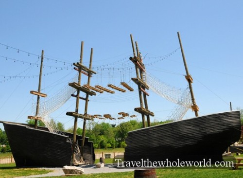 Maryland National Harbor Ship Climbing