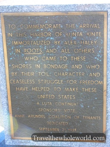 Maryland Annapolis Kunta Kinte Memorial