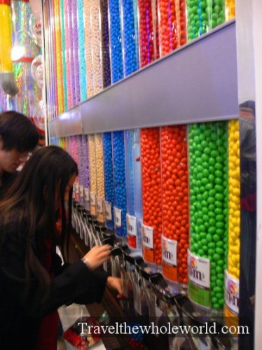 M&M Wall of Chocolate