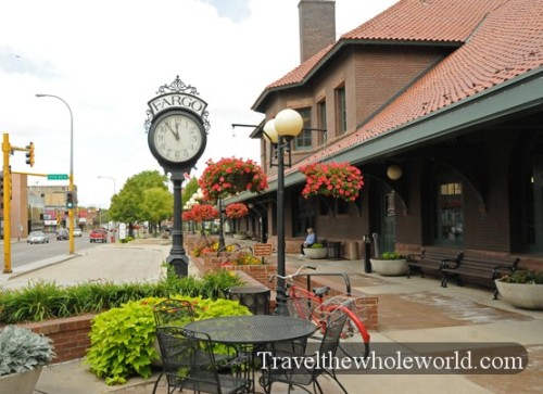 North Dakota Fargo Train Depot