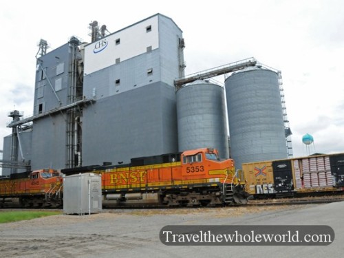 North Dakota Silo Train