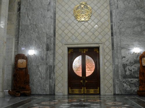 North-Korea Myoyang Friendship Hall Entrance