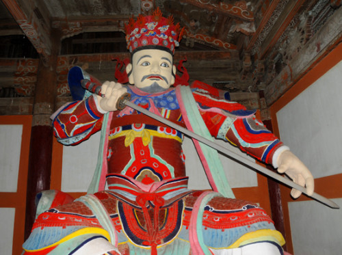 North Korea Myoyang Temple Statue