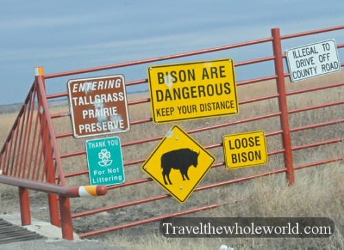 Oklahoma Tallgrass Prairie Entrance