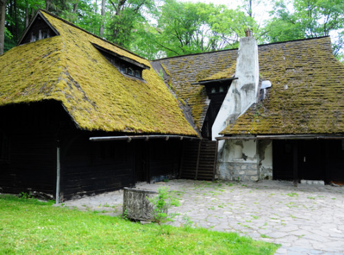 Romania Bran Castle Hut