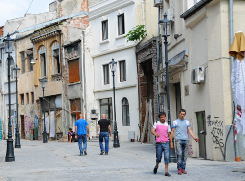 Romania Bucharest Old Town Ghetto