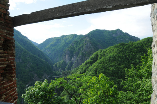 Romania Poenari Castle View