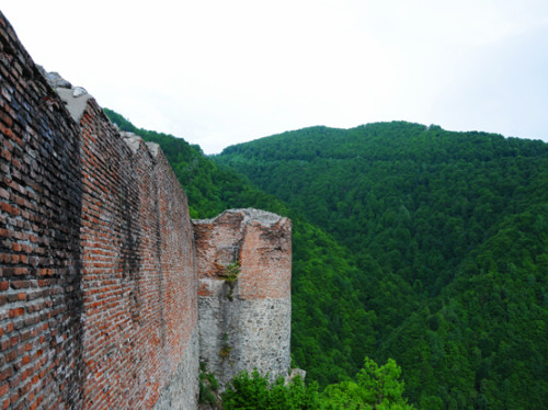 Romania Poenari Castle-Wall