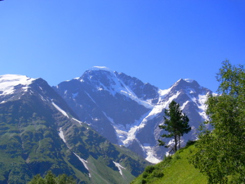 Russia Caucasus Steep  Mountain2