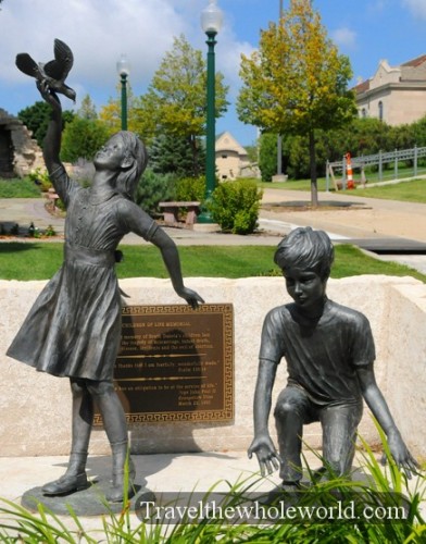 South Dakota Sioux Falls Joseph Cathedral Statue