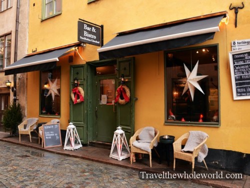 Sweden Gamla Stan Bistro Old Town