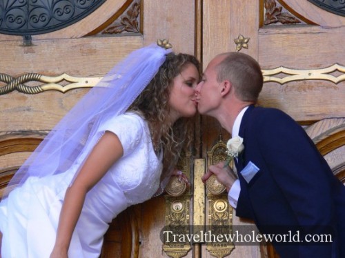 Utah Salt Lake Temple Square Wedding