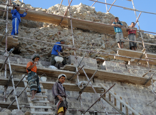Yemen Taiz Castle Restoration