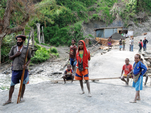 Carstensz Pyramid Third Road Block