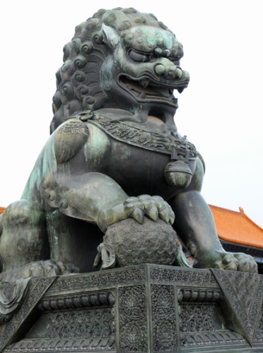 China Beijing Forbidden City Dragon